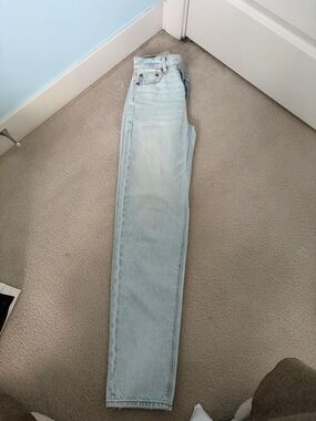 American Eagle By Payless Light Blue Straight-Leg Jeans